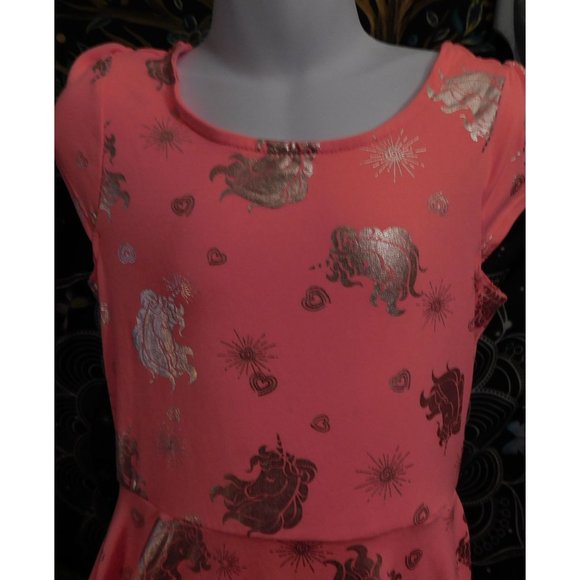 Epic Threads Pink And Silver Unicorn Dress - Picture 3 of 5